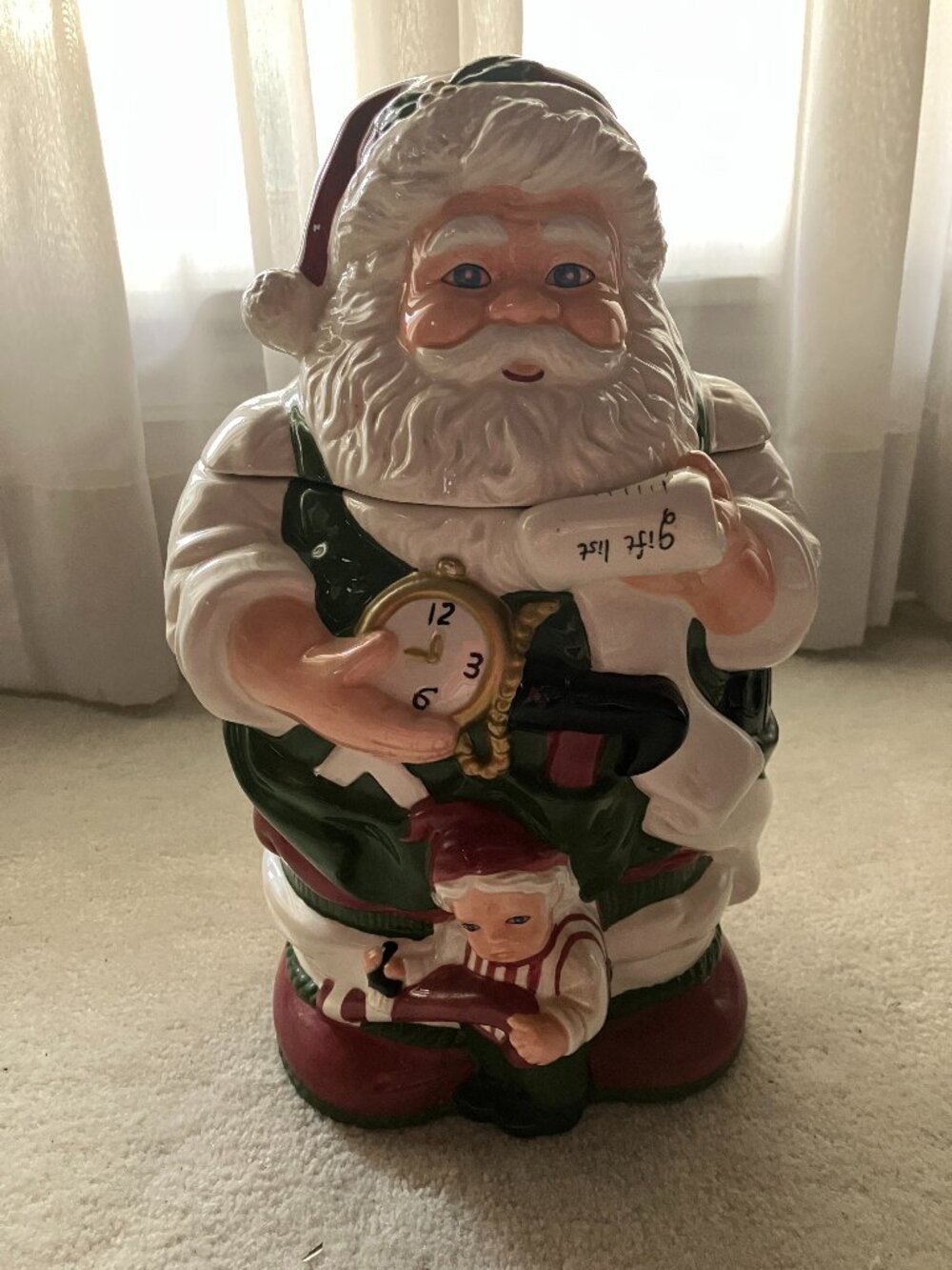 Santa Claus Cookie Jar